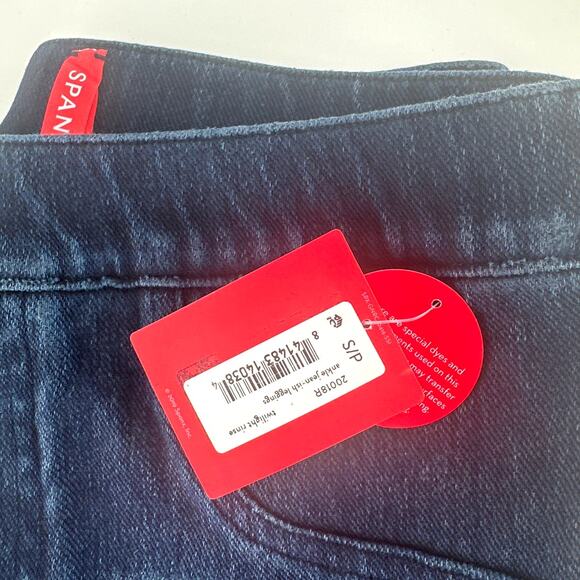 SPANX Women's Twilight Rinse Stretch Jean-ish Ankle Leggings Size S - Picture 8 of 12